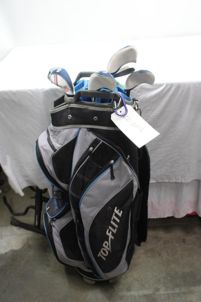 Top Elite Bag With Clubs, 7 Pieces
