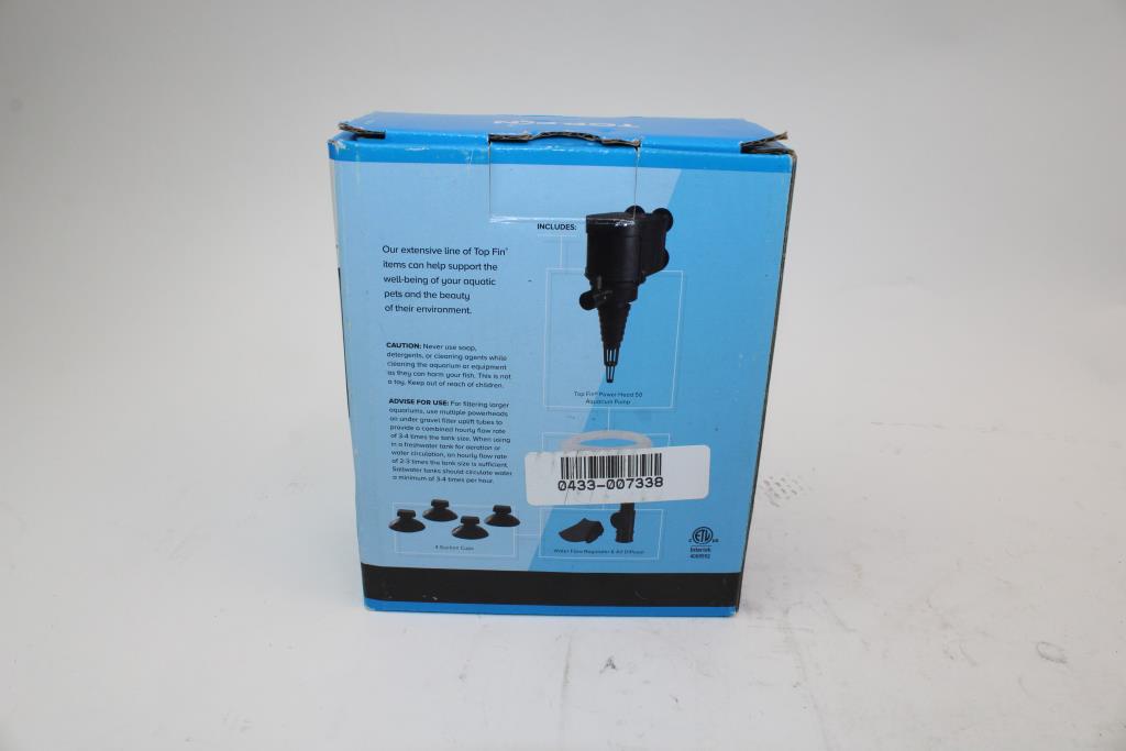 Top Fin Power Head 50 Aquarium Pump Property Room