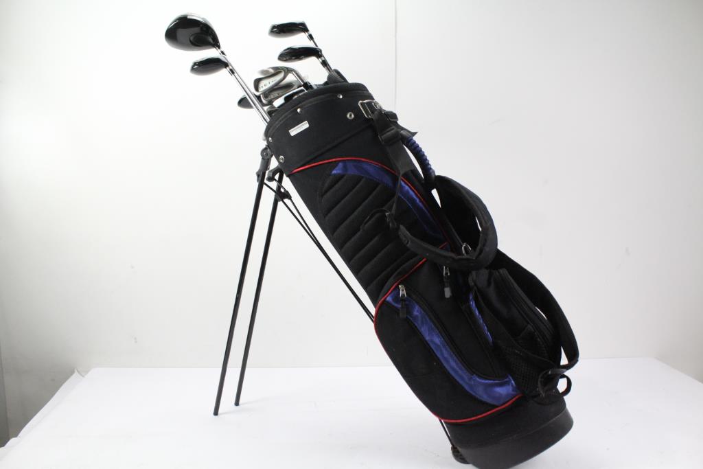 Top Flight Hct Tour Golf Clubs Bag 12 Items Property Room Top Flight Hct Tour Golf Clubs Bag 12 Items