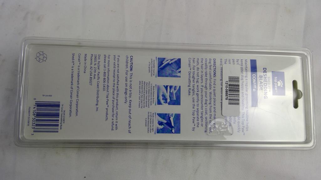 Top Paw By Conair Deshedding Blad3e Property Room