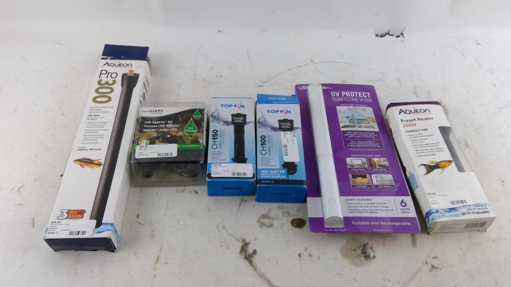 Topfin Compact Aquarium Heater And More 5+ Pieces