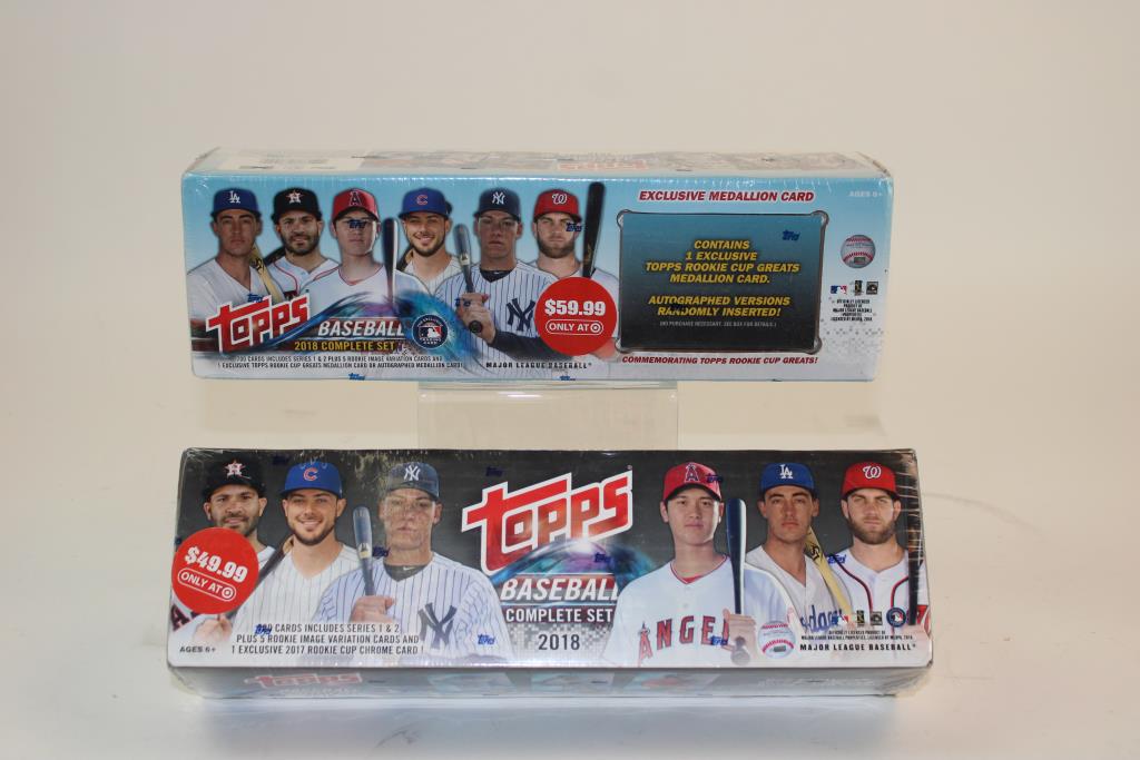 Topps Baseball Complete 2018 Sets 2 Items Total | Property Room