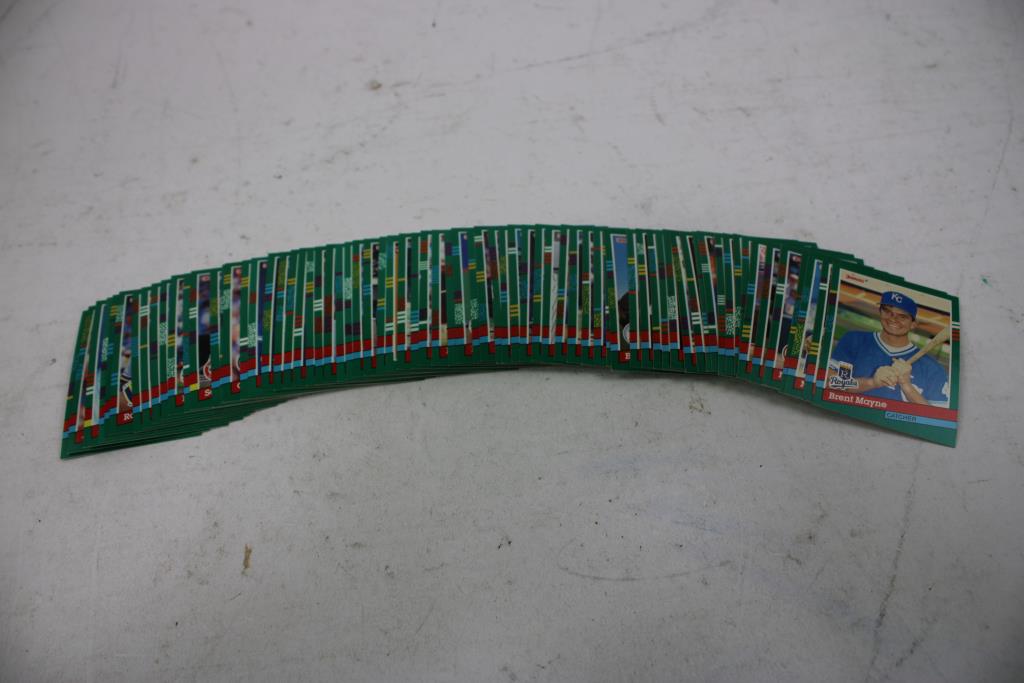 Topps, Leaf Baseball Cards 1987-1990, 100+ Pieces