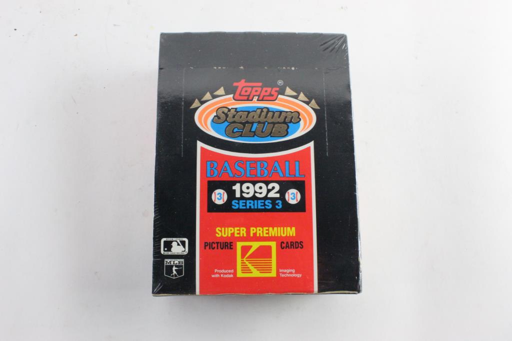 1992 TOPPS STADIUM CLUB SERIES 3 BASEBALL cards pack