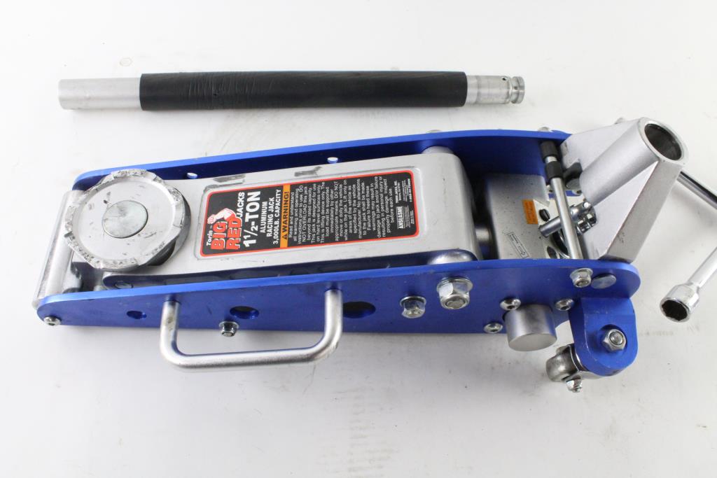 Torin Big Red Jacks Aluminum Racing Jack And Lug Nut Wrench, 2 Pieces