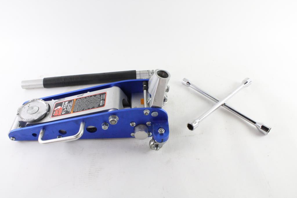 Torin Big Red Jacks Aluminum Racing Jack And Lug Nut Wrench, 2 Pieces