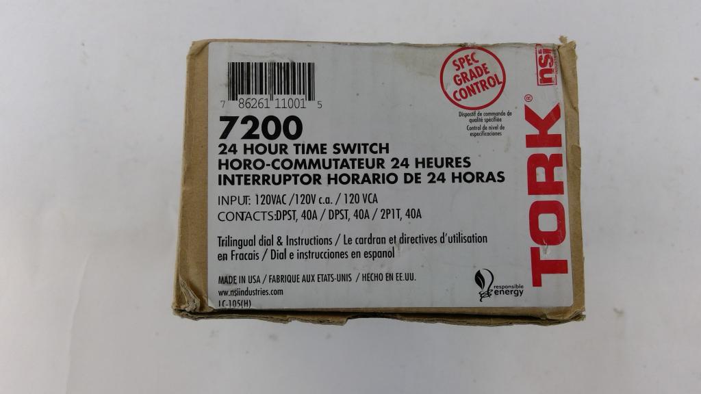 Tork 24 Hour Time Swtich