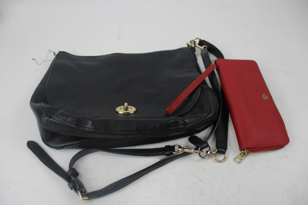 Tory Burch Bags And Wallet Lot, 3 Pieces