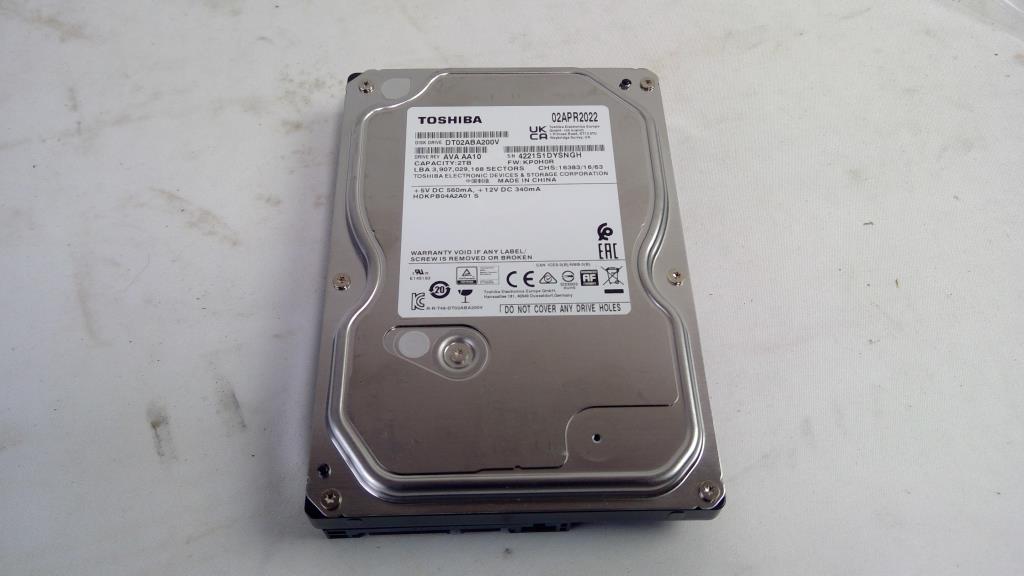 Toshiba 2TB Internal Hard Drive