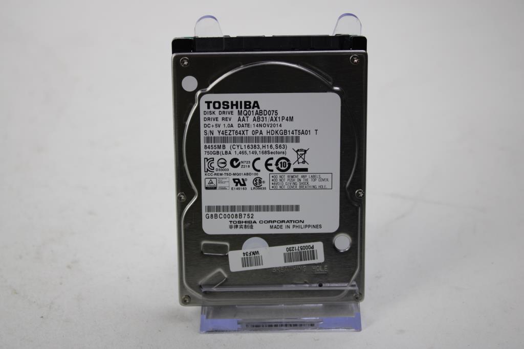 Toshiba 750GB Internal Hard Drive