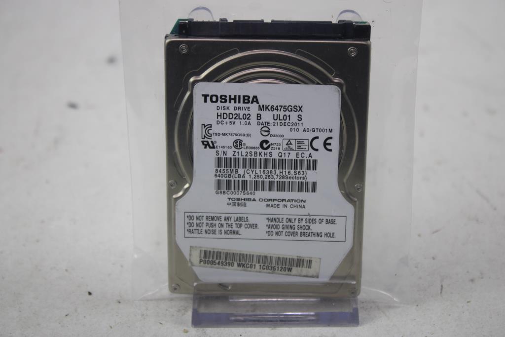 Toshiba Disk Drive 640 GB