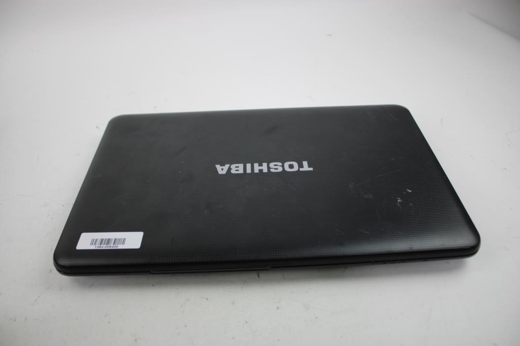 Toshiba Satellite Laptop, Black