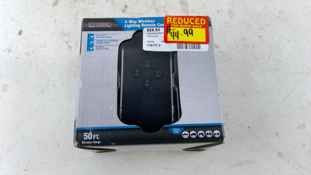 Traveller 4-way Wireless Lighting Remote Control