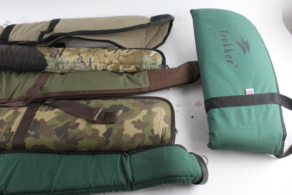 Trekker Soft Shell Rifle Case And More, 6 Pieces Property Room