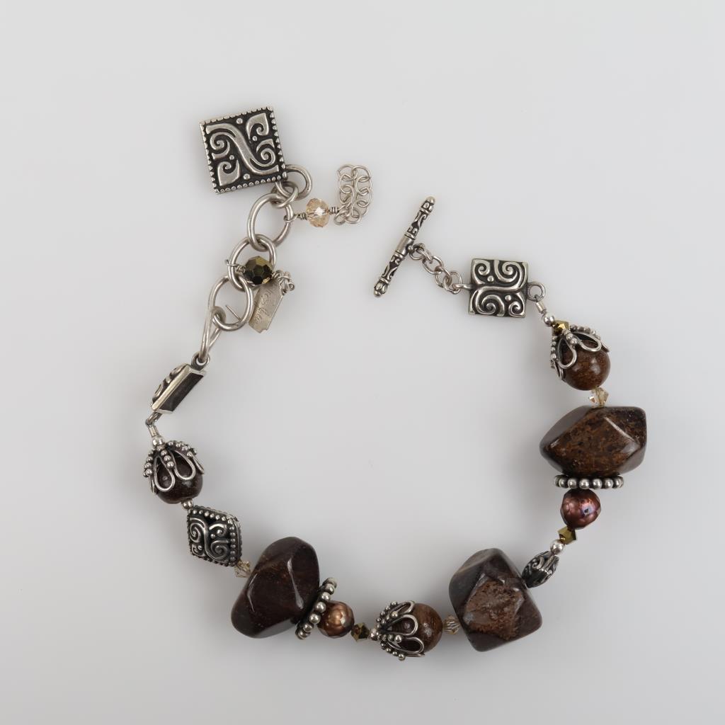 Tres Jolie Sterling Silver Accent Bracelet