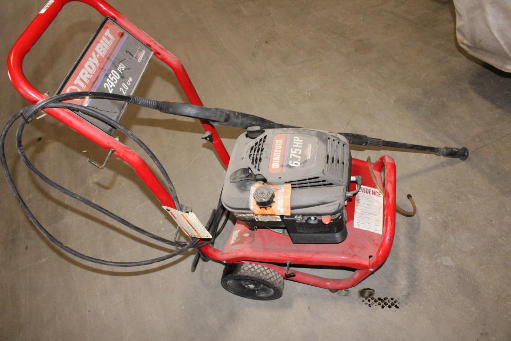 Troy Bilt Pressure Washer Property Room