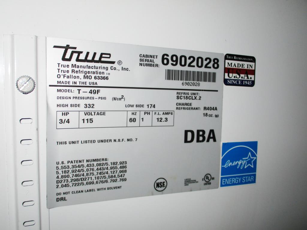 True Freezer Property Room