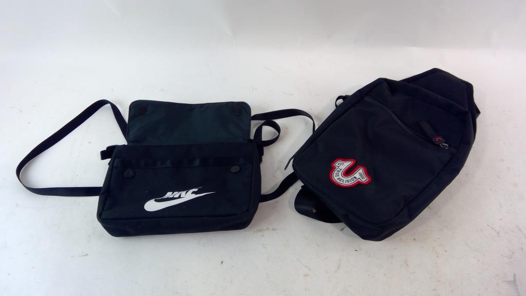 True Religion And Nike Side Bag 2 Pieces