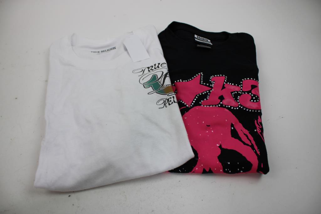 True Religion, Cookies, Broken, Shirts, , Size,S, M 3 Pieces
