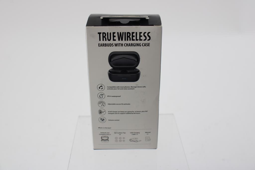 True Wireless Earbuds With Charging Case Property Room