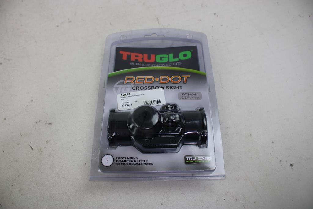 TruGlo Red-Dot Crossbow Sight And Nockturnal Universal Nocks, 2 Pieces