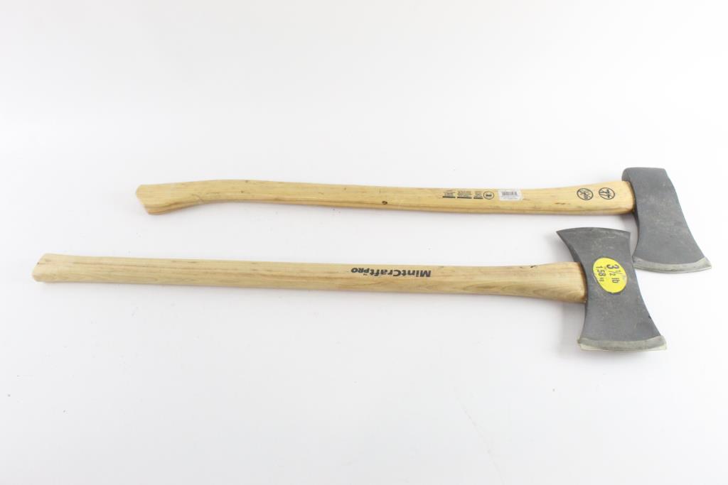 Truper Single Bit Michigan Axe And Double Bit Michigan Axes, 2 Pieces