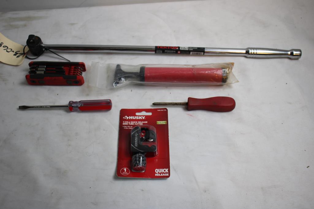 Tube Cutter, Breaker Bar, And More Property Room