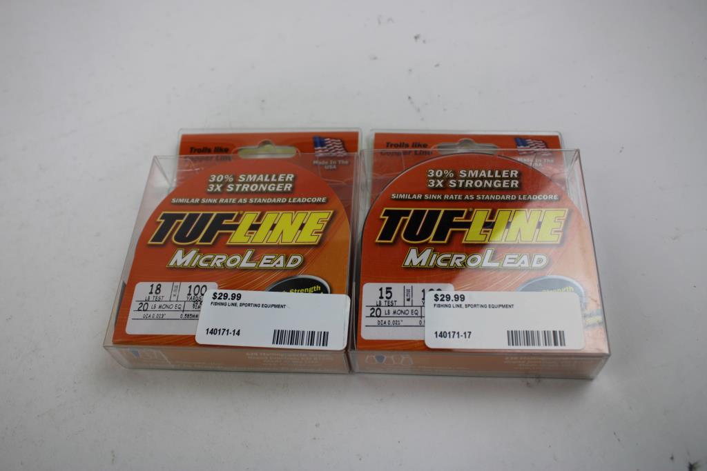 Tuf-Line MicroLead Fishing Line, 2 Pieces