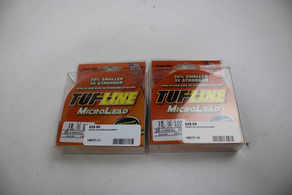 Tuf-Line MicroLead Fishing Line, 2 Pieces