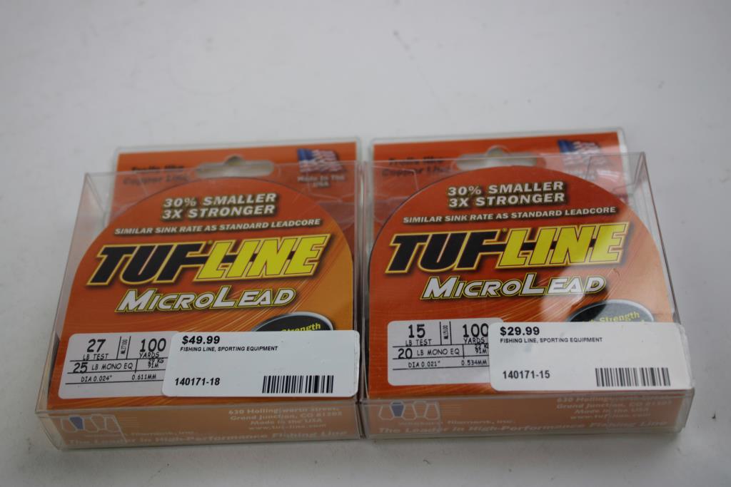 Tuf-Line MicroLead Fishing Line, 2 Pieces