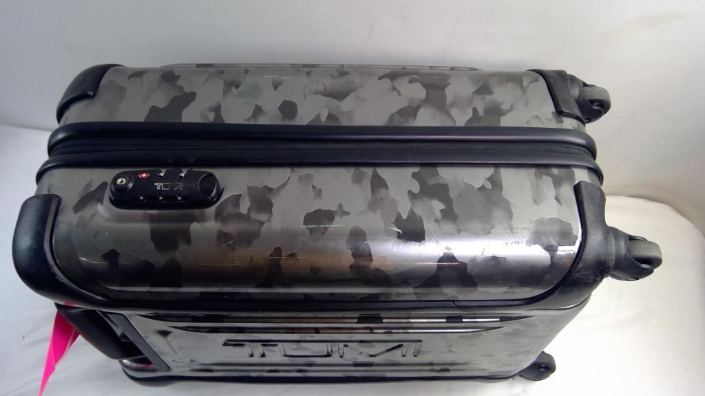 Tumi 4Wheel Hard Shell Carry On Suitcase, Grey Property Room