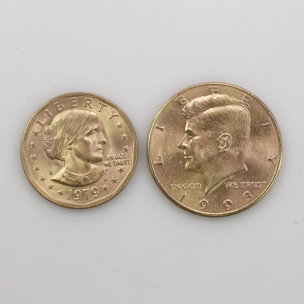 Two Gold Plated U.S Coins | Property Room