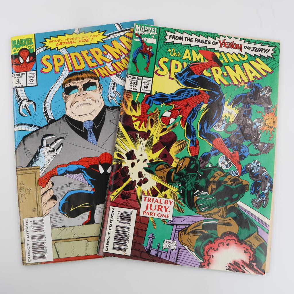 Two Marvel Spider Man Comics