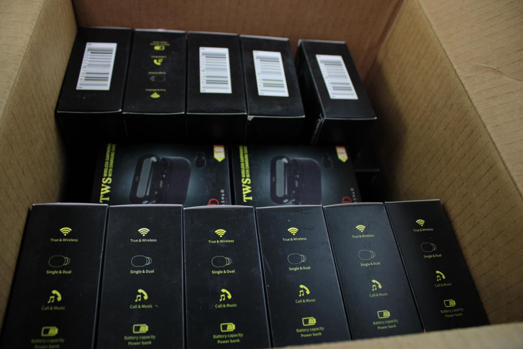 TWS Wireless Earphones Bulk Lot, 44 Pieces