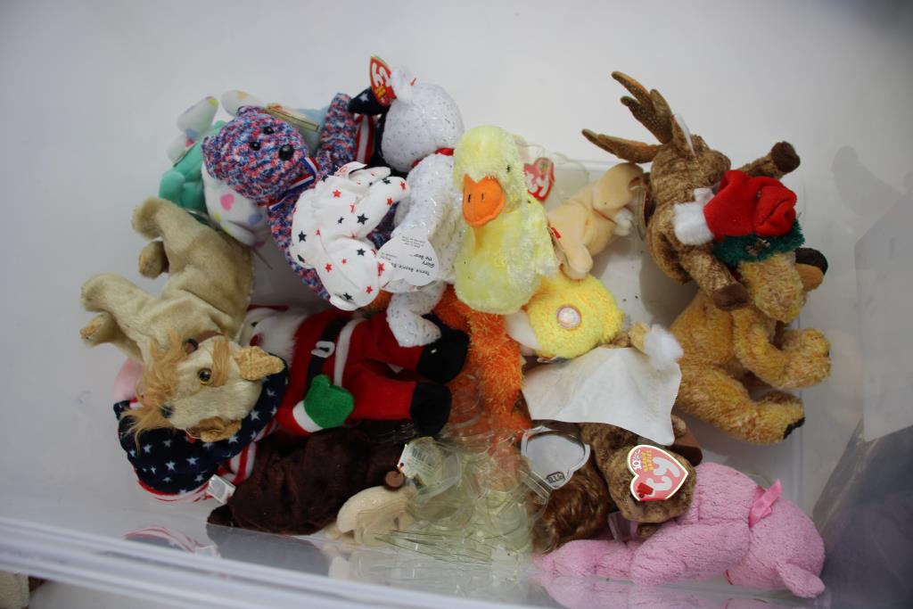 TY Beanie Baby Bulk Lot, 15+ Pieces Property Room