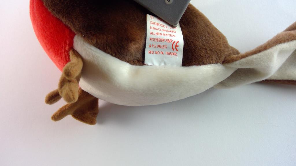 Ty Beanie Baby Early The Bird, 1997 Retired With Error | Property Room
