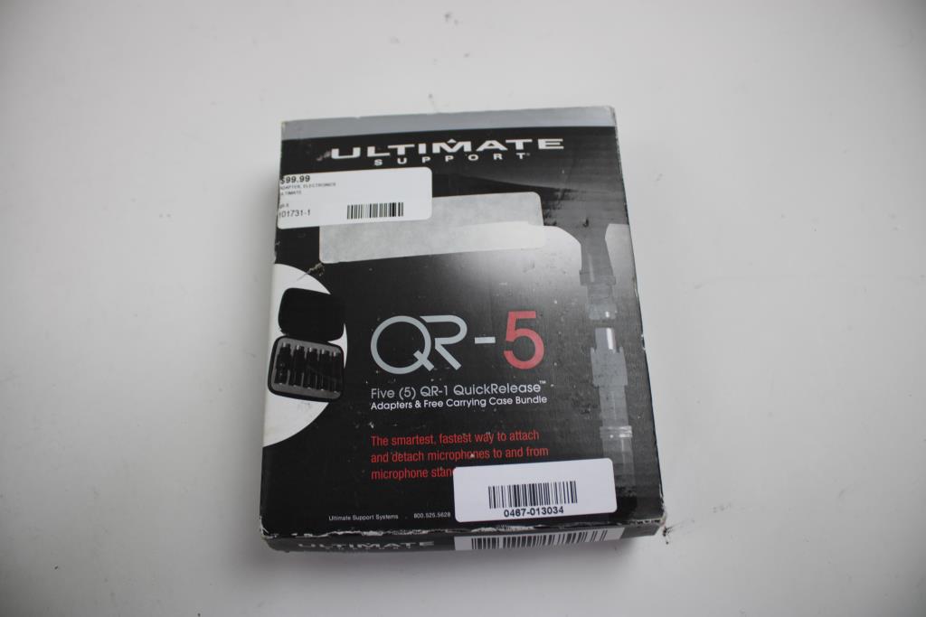 Ultimate, (5) Qr-1 QUICKrELEASE ADAPTERS & Free Carrying Case Bundle