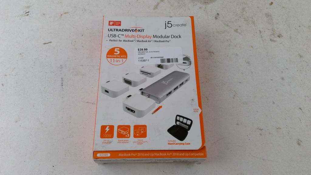 Ultradrivekit USB-C Multi-Display Modular Dock