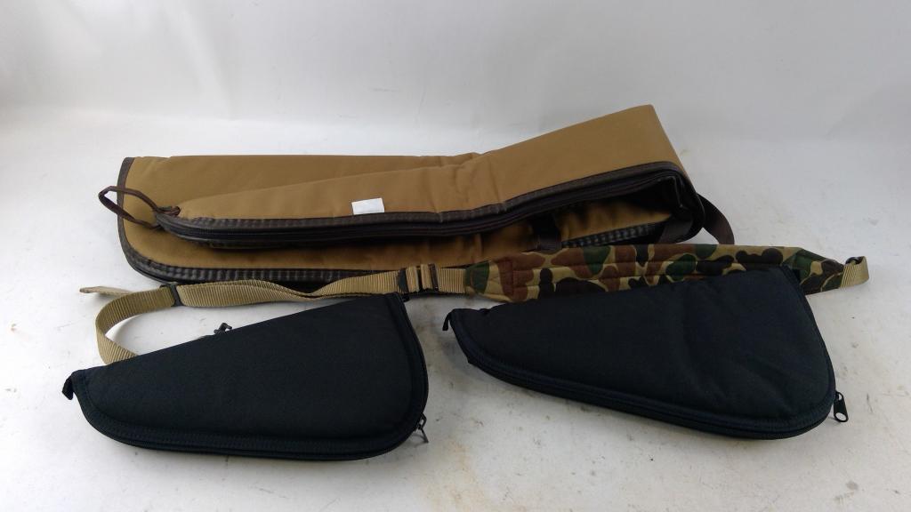 Uncle Mikes Soft Pistol Cases And More, 3 Pieces