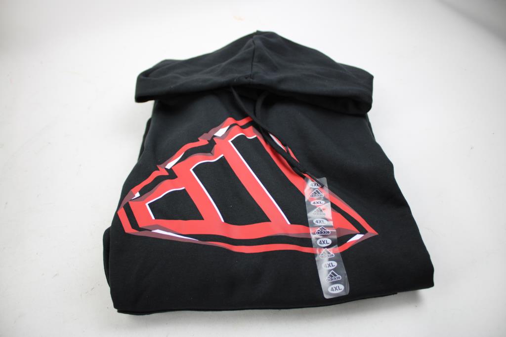 Under Armour Gray T-Shirt, Adidas Sweatshirt, 4XL, 2 Pieces