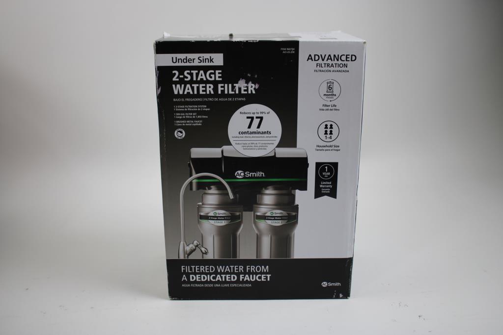 Under Sink 2-Stage Water Filter