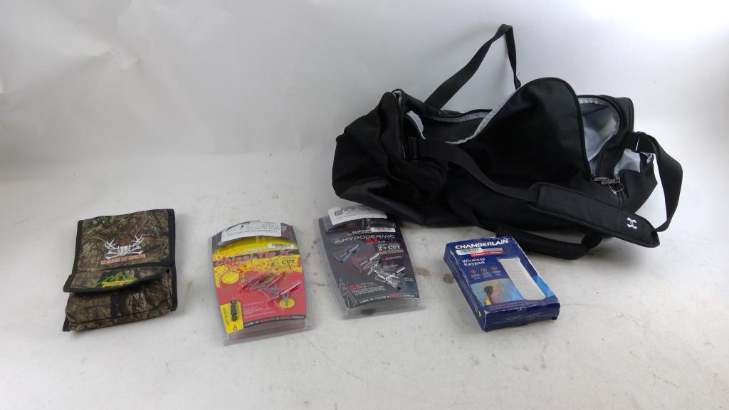 Underarmor Dufflebag And More 5 Pieces