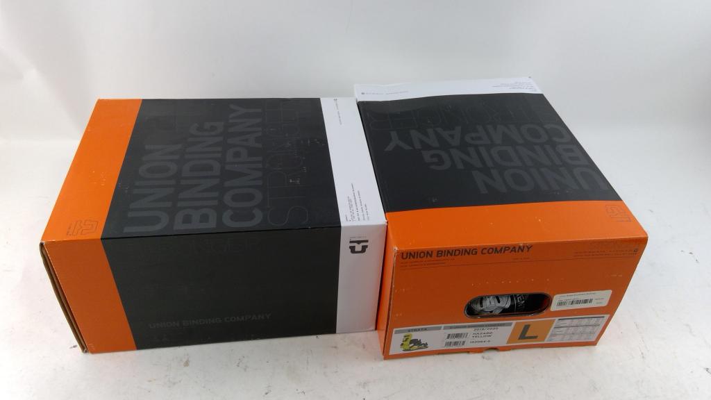Union Binding Company Snowboard Bindings Size L 2 Pieces