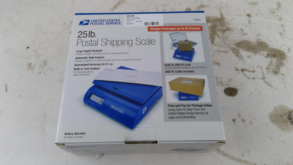 United States Postal Service 25lb. Postal Shipping Scale