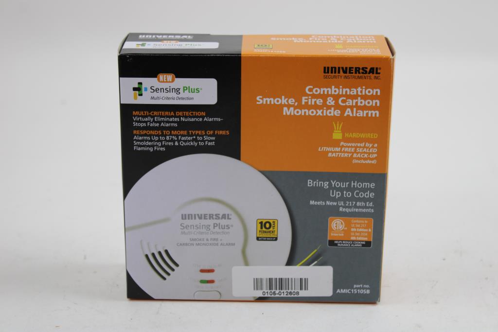 Universal Security Instruments Combination Smoke, Fire, & Carbon Monoxide Alarm