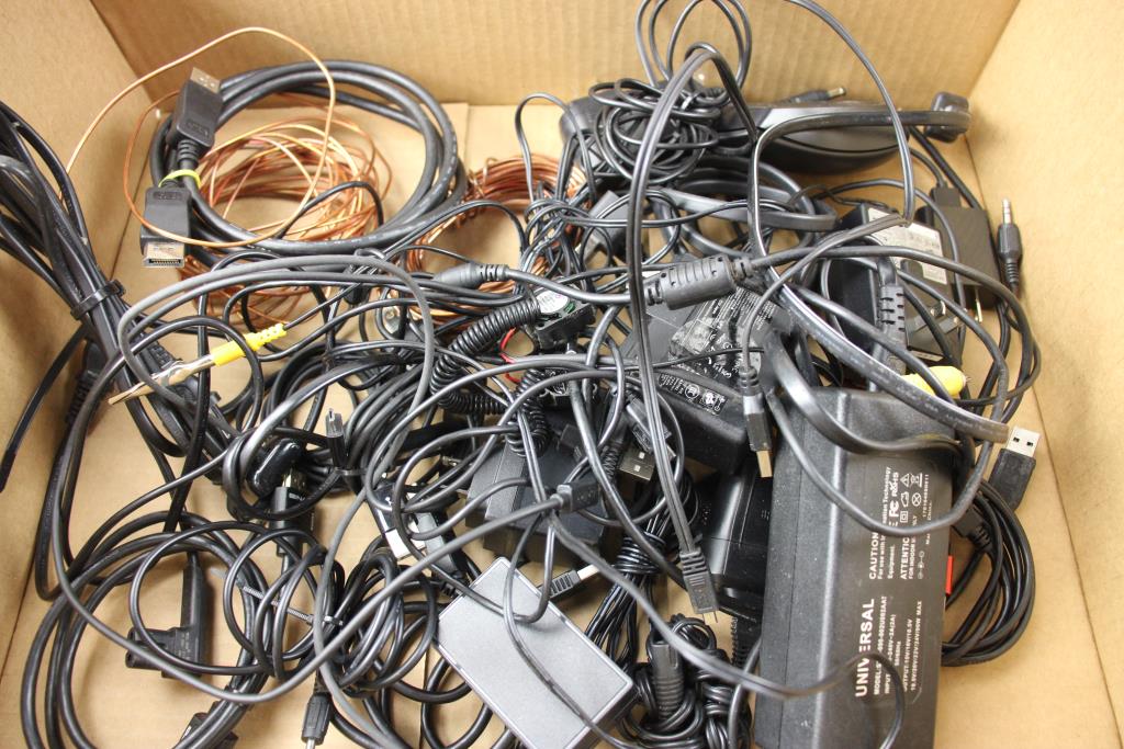 Universal ST-A-090-002U002AAT AC Adapter, 500 FT Power Limited Circuit Cable, Dell Wired Mouse 05NT8R, And More