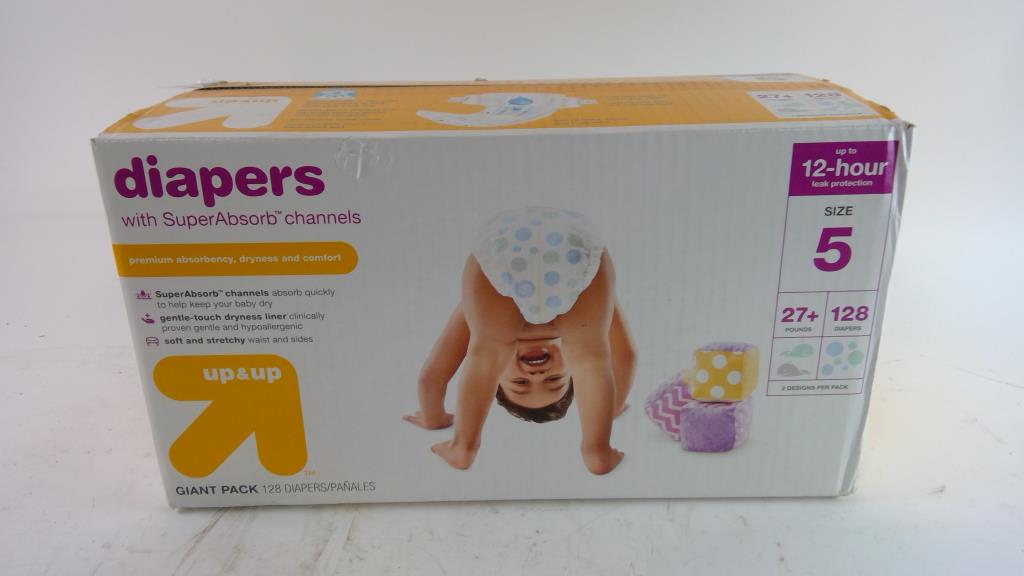 Up&Up Giant Pack Diapers, Size 5 Property Room