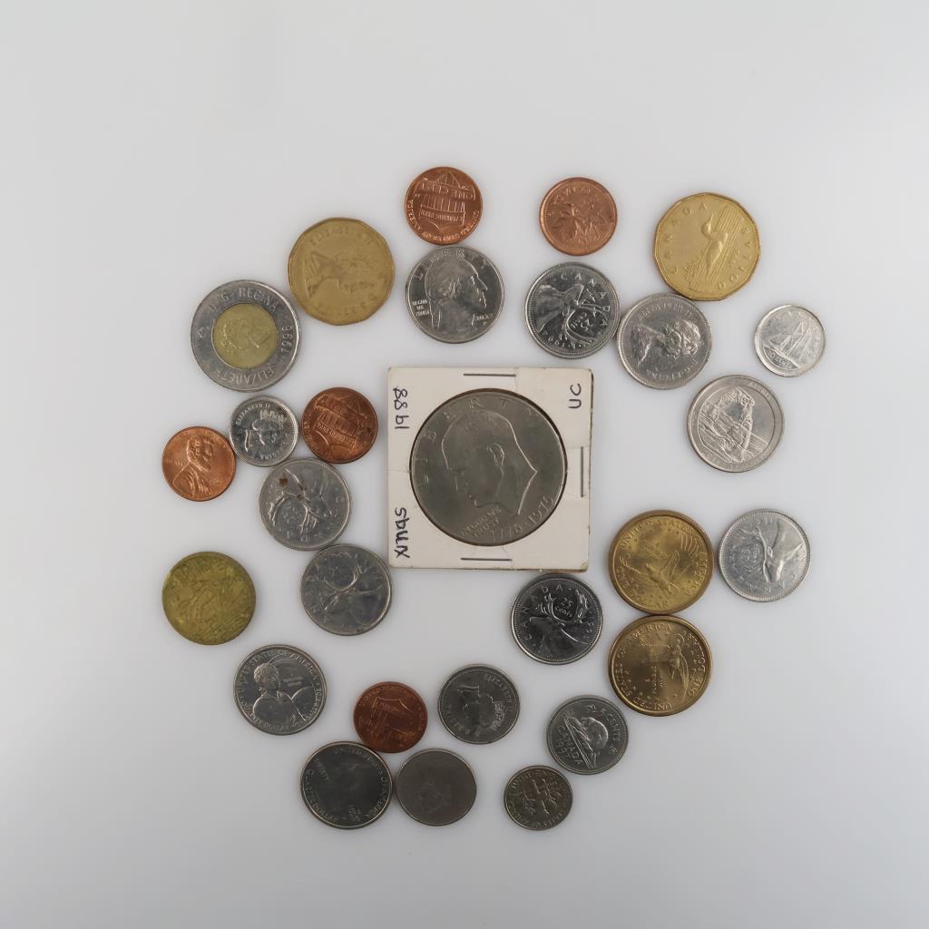 US And Foreign Currency, 20+ Pieces