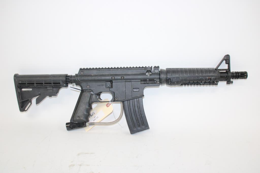 US Army Alpha Black Elite Tactical Paintball Gun Property Room