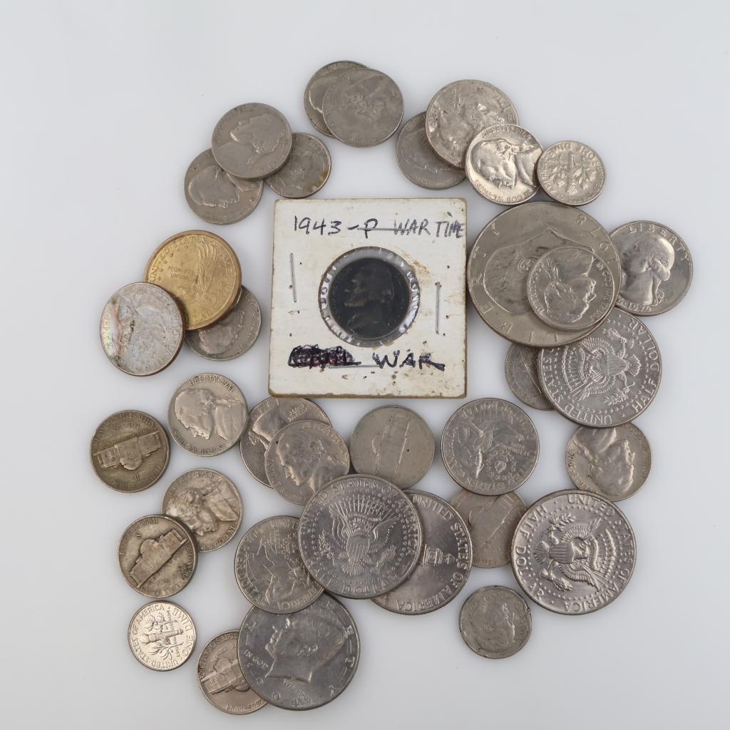 U.S. Coin Currency, 35+ Pieces